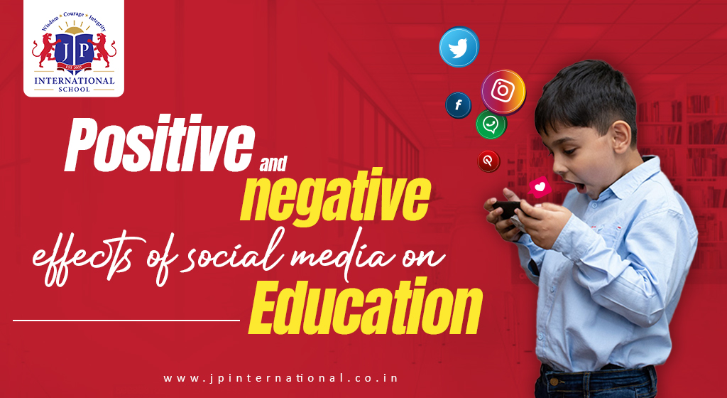 Positive and negative effects of social media on education